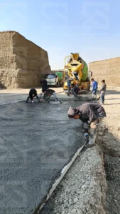 بتن ریزی مگــر بتن ریزی مگــر ابر پروژه رونیکاپالاس تهرانسر