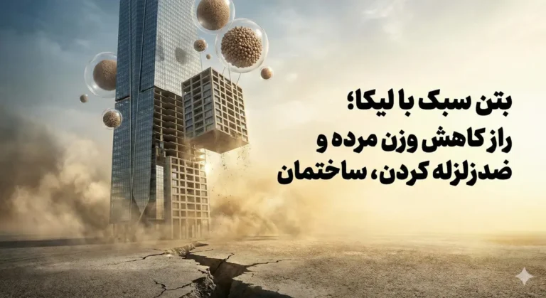 بتن سبک با لیکا؛ راز کاهش وزن مرده و ضدزلزله کردن ساختمان