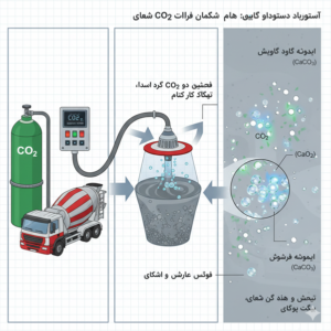 فرآیند تزریق کربن دی اکسید در بتن و نحوه عملکرد تکنولوژی بتن سبز