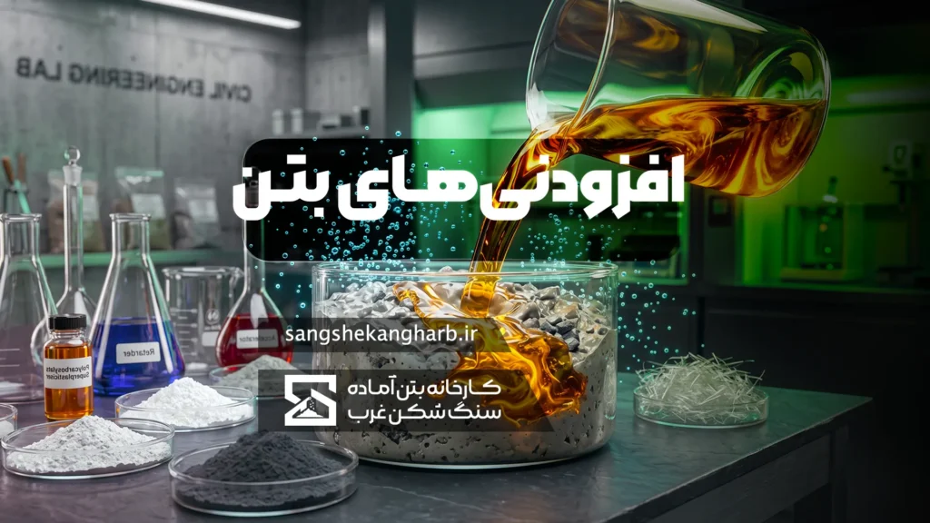 افزودنی‌های بتن راهنمای جامع انواع افزودنی: کاربردها، مزایا و نکات اجرایی